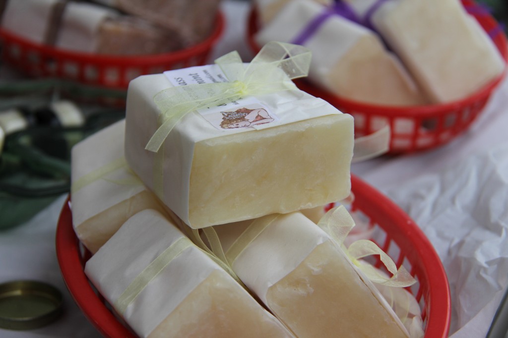 More homemade soap from Heavenly Soaps.