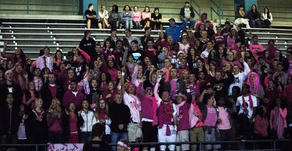 Cheer+squad%2C+students+Pink+out+and+fundraise+for+breast+cancer+research