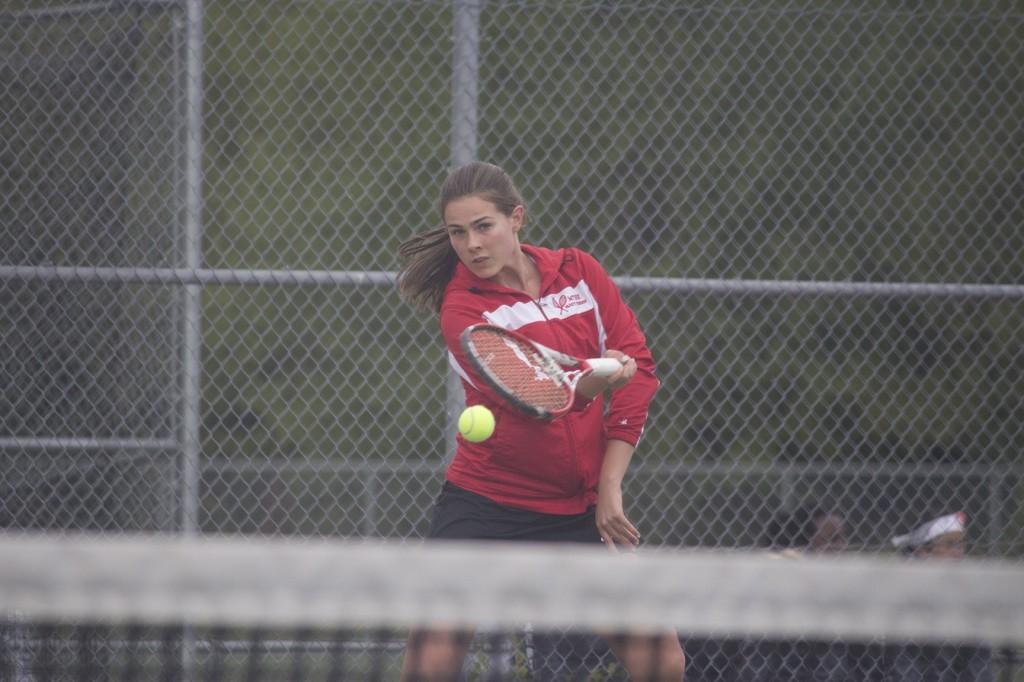 Three from womens tennis compete at state, two place sixth