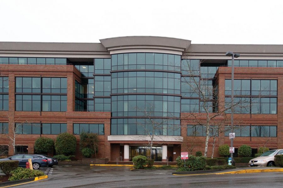 The rented Mountlake Terrace city hall building.