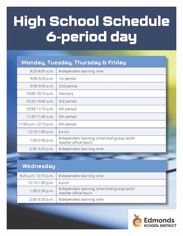 MTHS to follow six period schedule