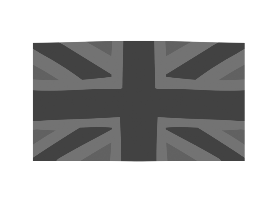 British flag gray scale