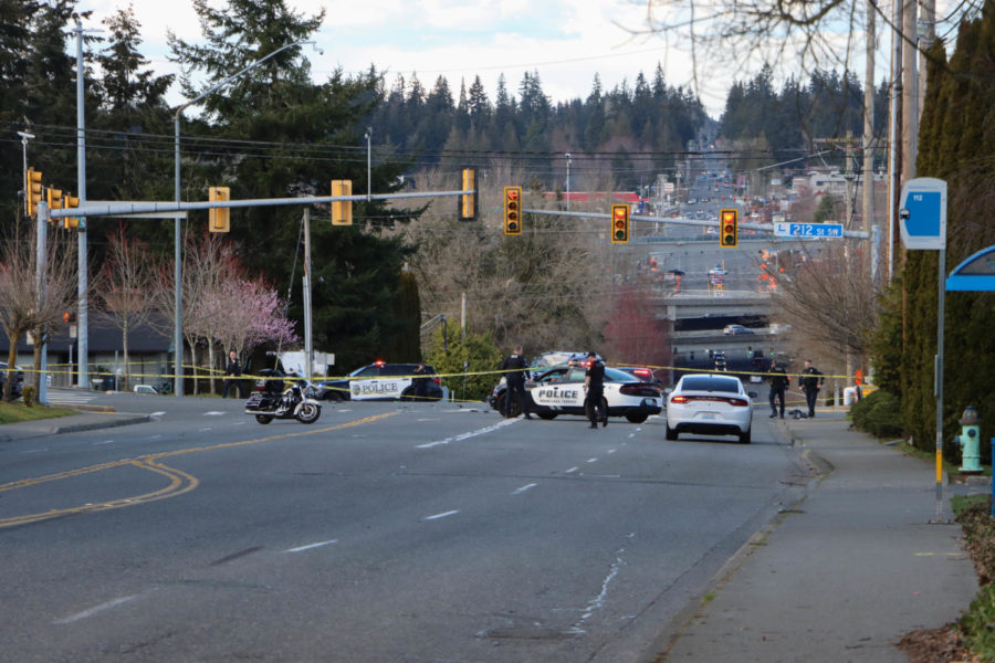 A 32-year-old Mountlake Terrace man was killed Monday afternoon when his motorcycle collided with a small SUV at the intersection of 212th and 44th Ave. in Mountlake Terrace.